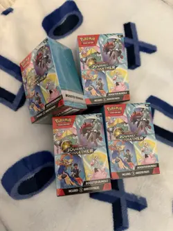 Pokemon TCG Journey Together Booster Bundle 4 Box Lot English Zoroark Pikachu - Image 1