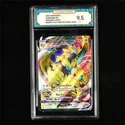 TQG 9.5 MINT+ 2023 Pokemon ENG Zeraora VMAX 054/159 RARE HOLO - Image 2
