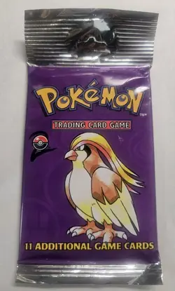 Pokemon Booster Pack Base Set 2 Pidgeot Artwork Factory Sealed Pack ONE OWNER - Image 1