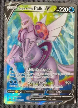 ORIGIN FORME PALKIA V SWSH253 PROMO SWSH BLACK STAR POKEMON NM - Image 1