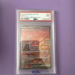 2023 POKEMON SVP EN-SV BLACK STAR PROMO 151 ULTRA-PREM COLL #053 MEW EX PSA 9 - Image 1