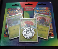 Pokemon First Partner Delux Pin/Illustration Collection/Enhanced 2 Pack Vileplum - Image 4