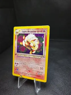 Pokemon Light Arcanine 1st Edition 12/105 Neo Destiny DMG - Image 2