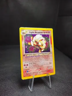 Pokemon Light Arcanine 1st Edition 12/105 Neo Destiny DMG - Image 4