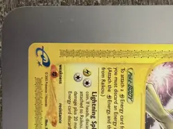2003 Pokemon, Skyridge, #28/144 Raikou, Rare Never Played - Image 4