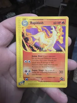 2002 Pokemon Rapidash 51 Nintendo Black Star Promo MP. - Image 1