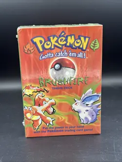 1999 Pokemon Brushfire Theme Deck SEALED - Image 1