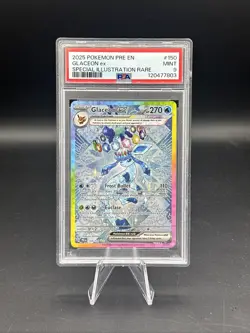 2025 Pokemon PRE EN #150 Glaceon SIR EX PSA 9 - Image 1