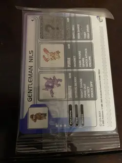 Gentleman Nils Pokemon Battle E-Reader Card 2003 Ruby Sapphire GBA UNOPENED - Image 1