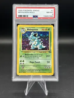 1999 Pokemon Jungle Nidoqueen - Holo #7/64 PSA 8 - Image 1