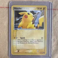 PIKACHU Spark Pokemon # 13/17 HOLO 2006 Series 4 LP - Image 1