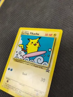 Pokemon! Surfing Pikachu - WOTC Promo - Non Holo - #28- LP-MP! - Image 2