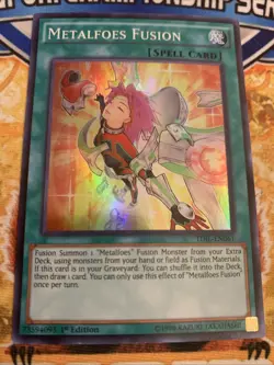 Yugioh Metalfoes Fusion TDIL-EN061 1st Edition NM - Image 1