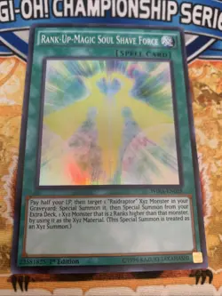 Yugioh Rank-Up-Magic Soul Shave Force WIRA-EN028 1st Edition NM - Image 1