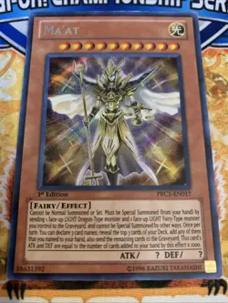 Yugioh Ma'at PRC1-EN017 1st Edition LP - Image 1