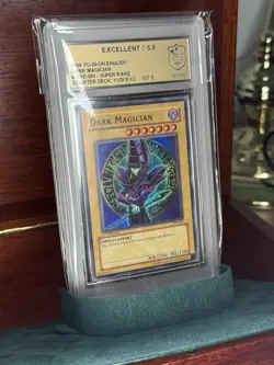 Yu-Gi-Oh, Dark Magician, 2004, SYE-001, Super Rare, 1st. Edition, Excellent - Image 2