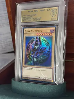 Yu-Gi-Oh, Dark Magician, 2015, YGLD-ENC09, Mint 8, Ultra Rare, 1st Edition - Image 1