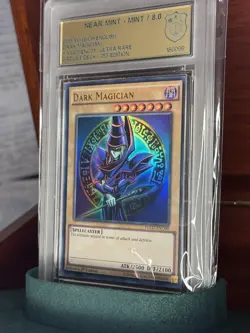 Yu-Gi-Oh, Dark Magician, 2015, YGLD-ENC09, Mint 8, Ultra Rare, 1st Edition - Image 2