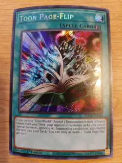 Toon Page-Flip - BLCR-EN068 - Very Lightly Played VLP - Secret Rare - 1st Ed - Image 1