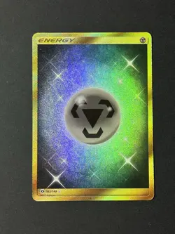 Pokemon Metal Energy (Secret) 163/149 SM Base Set Gold Holo - Image 1