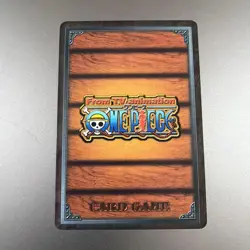 One Piece Old Card Game Carddass Luffy Promo A First-Class Man F333 - Image 2