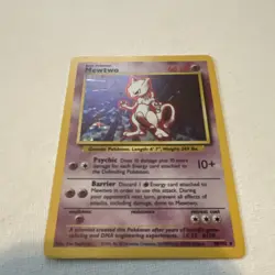 Pokemon TCG Base Set Mewtwo 1999 Nintendo Wizards English 2 Holo Cards Lot - Image 1