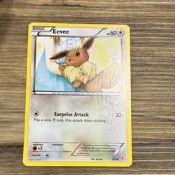 Pokemon Eevee Common 13/30 XY Trainer Kit Basic 60 HP English Card - Image 1