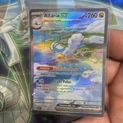 Pokemon TCG Altaria EX Holo Card Sv04: Paradox Rift 253/182 NM - Image 1