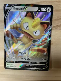 Meowth V, Sword & Shield Promo, SWSH004, Pokemon Promotional Card - Image 1