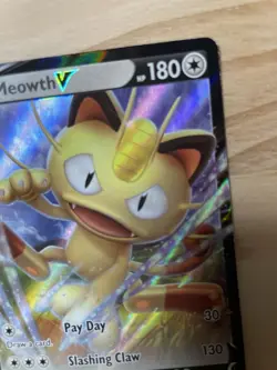 Meowth V, Sword & Shield Promo, SWSH004, Pokemon Promotional Card - Image 3