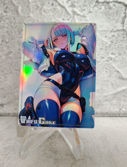 Lucy Trading Card Waifu Goddess Story Anime Girl holo Karte Manga Full Art - Image 1