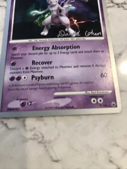 Pokemon 2009 World Championships Mewtwo Lv.51-David Cohen-9/100 Card-NICE - Image 3