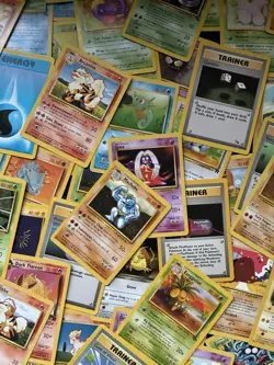 Vintage Pokemon Cards Bundle x 100 including base set 1999 WOTC - Image 4
