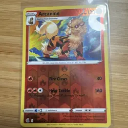 033/264 ARCANINE REVERSE HOLO FUSION STRIKE POKEMON CARD - Image 1