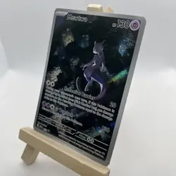 Pokemon MEWTWO 052 SV: Scarlet & Violet Promo Card Holo LP - Image 2