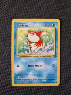 Goldeen - 53/64- Common - Jungle Set 1999 Pokemon Card - MP - Image 1