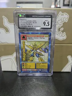CGC 9.5 2000 Magnamon Mo-09 Digimon Card Game Movie Promo - Image 1