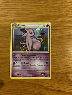 Espeon Holo Rare Undaunted Pokemon Card 2/90 Cosmos - Image 1