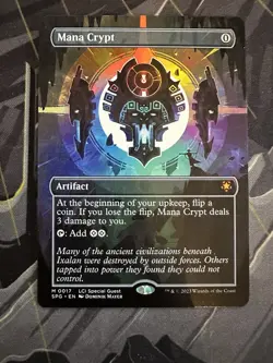 Mana Crypt (Borderless) Lost Caverns of Ixalan Special Guests Regular Card - Image 1