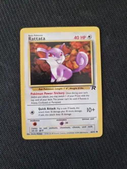 Rattata - 66/82 - Common - Team Rocket Set - 2000 - Pokemon Card - LP - Image 1