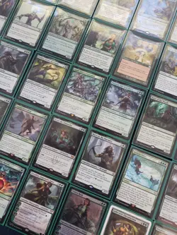 Custom Commander Deck: Freyalise Llanowar's Fury Mono Green ELVES Magic Duel MTG - Image 2