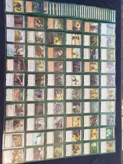 Custom Commander Deck: Freyalise Llanowar's Fury Mono Green ELVES Magic Duel MTG - Image 3