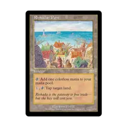 WotC MtG Mercadian Masques Rishadan Port (R) VG - Image 1