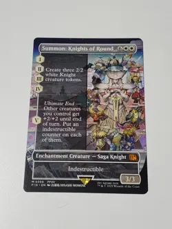 MTG - Summon: Knights of Round (Borderless) - Universes Beyond: Final Fantasy - Image 1