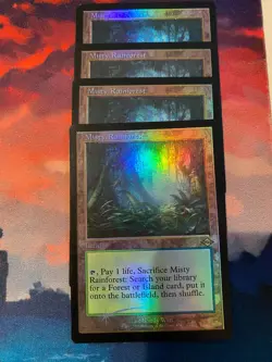 MTG Modern Horizons 2 Misty Rainforest Retro Frame Foil x 4 - Image 1