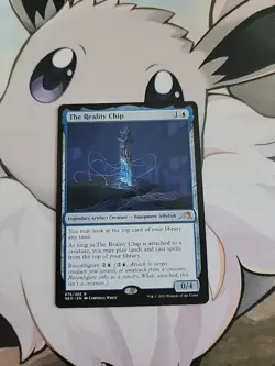MTG The Reality Chip Kamigawa: Neon Dynasty 074/302 Regular Rare W5 - Image 1