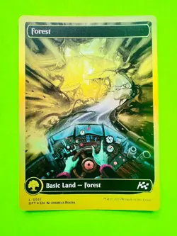 MTG Aetherdrift - Forest - First Place Foil - 0511 - Image 1