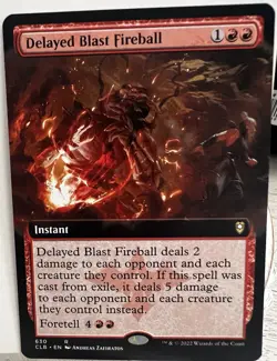 Delayed Blast Fireball Baldur's Gate Rare Extended Art Instant Red Regular 630 … - Image 1