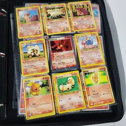 Pokemon Vintage WoTC Mixed Lot of Cards Holos Binder Pages Magmar EX Fire Types - Image 1