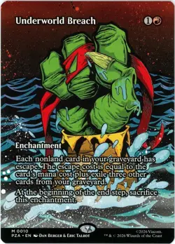 Underworld Breach - Source Material - Teenage Mutant Ninja Turtles MtG- NM - Image 1